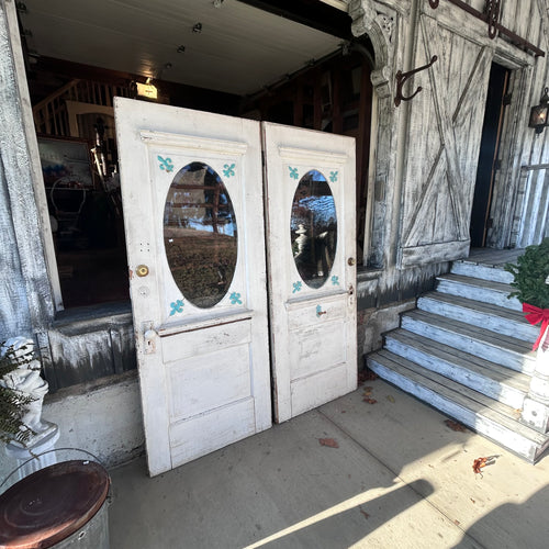 32” Antique Oval Glass Entry Doors (sold separately)