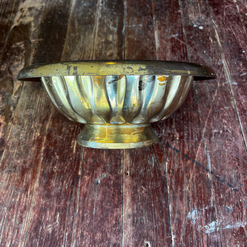 Vintage Solid Brass Bowl/Planter