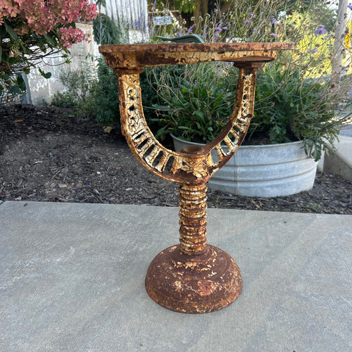 Antique Cast Iron Sundial
