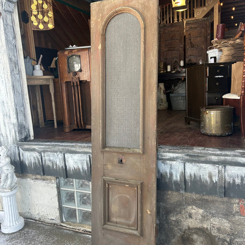 Antique Door w/Florex Glass