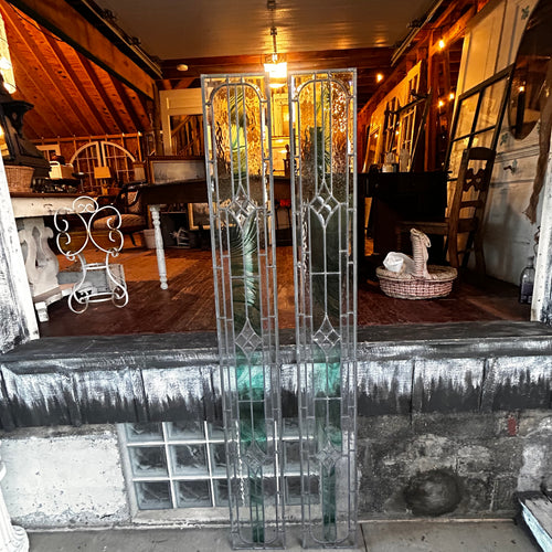 Leaded Stained Glass and Beveled Glass Sidelights