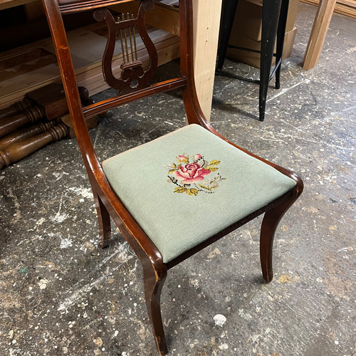 Antique Lyre-Back Chair