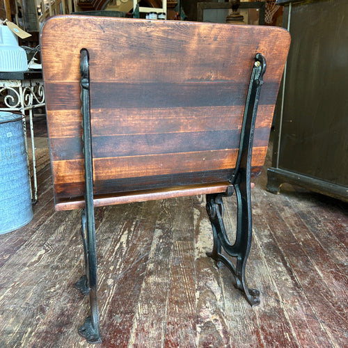 Antique Folding Childrens Bench