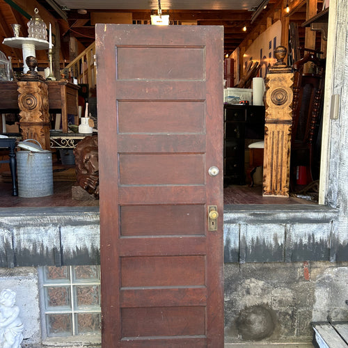 30” Antique Six Panel Shaker Door