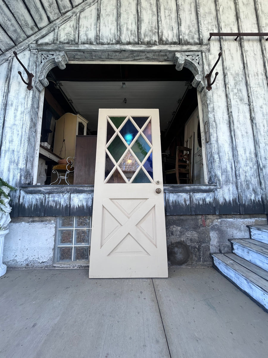 Beautiful 32” Stained Glass Entry Door