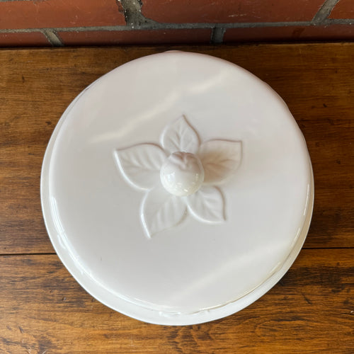 Vintage Cake/Pastry Embossed Dish