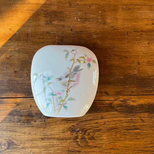 Vintage Japanese Hand Painted Porcelain Vase