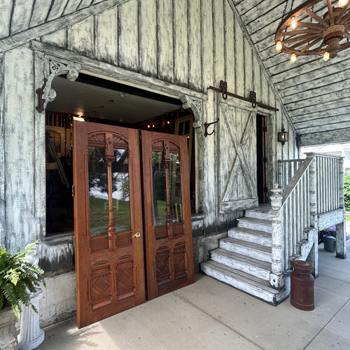 Custom Made Black Walnut Entry Doors