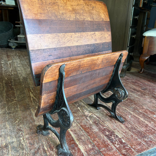 Antique Folding Childrens Bench