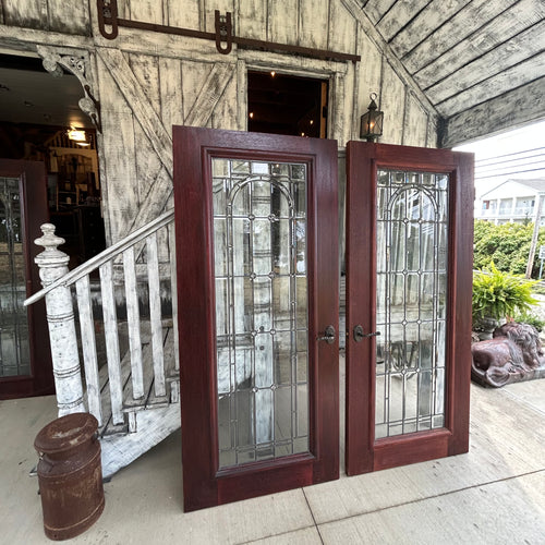 Solid Wood Mahogany Full View Doors
