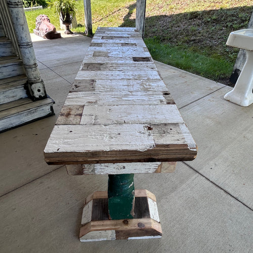 One-of-a-Kind Handcrafted Farmhouse Style  Sofa Table