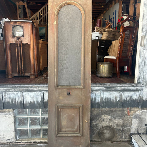 Antique Door w/Florex Glass