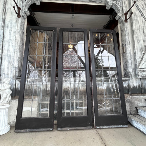 Beautiful 26 inch Leaded Glass Doors