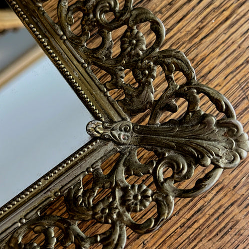 Vintage Vanity Mirror Tray