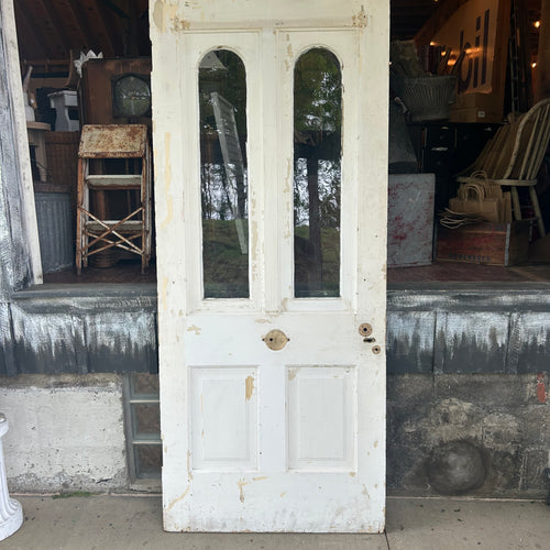 36” Antique Raised Panel Tombstone Door