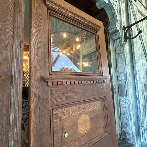 8ft Antique Oak Entry Doors