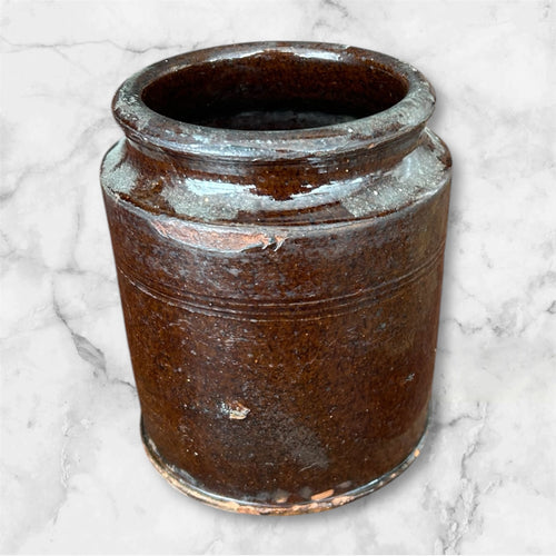 Antique Brown Salt Glazed Stoneware