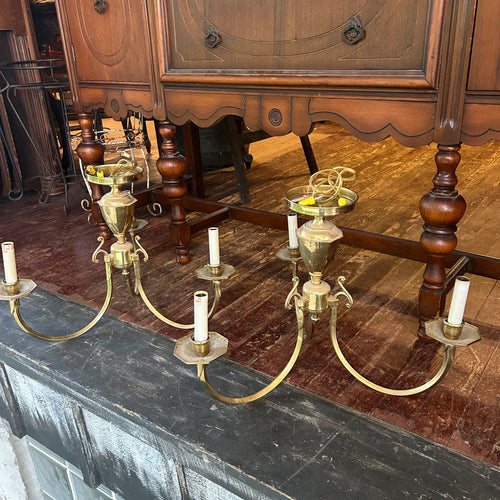 Brass Hanging Chandeliers