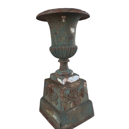Antique Cast Iron Urn