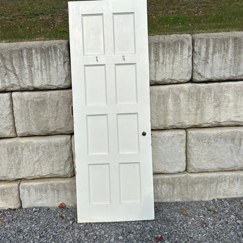 Antique 8 Panel Solid Wood Door