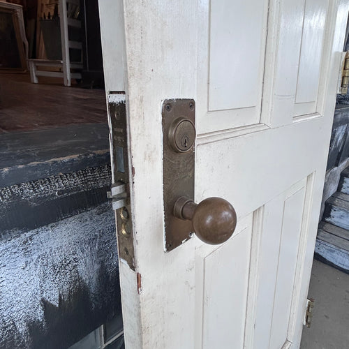 30” Antique Stained Glass Entry Door