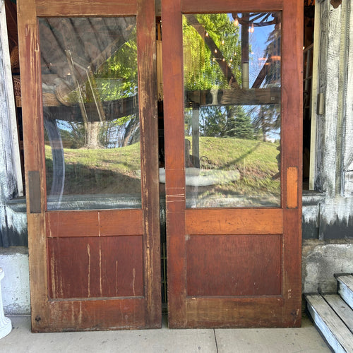 Antique 8’ Schoolhouse Doors