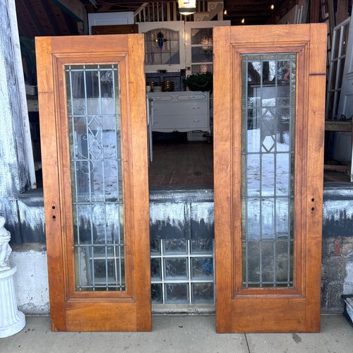 1920s Leaded Glass Door (Door on right has sold)