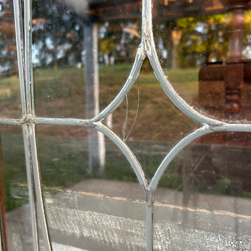 Antique Leaded Glass French Doors