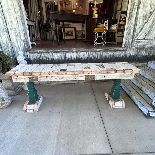 One-of-a-Kind Handcrafted Farmhouse Style  Sofa Table