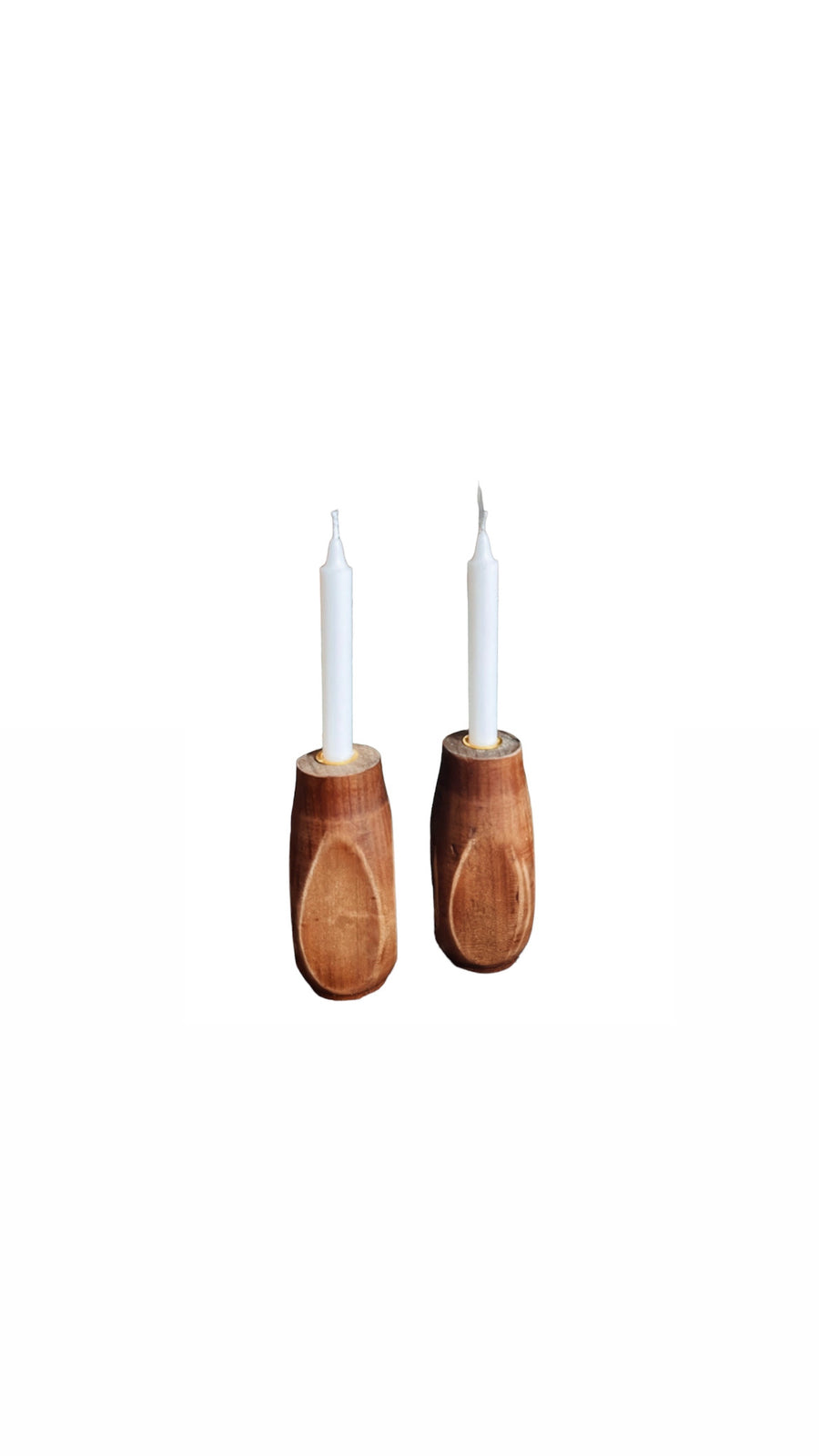Wooden Candlestick Holders (Mini)