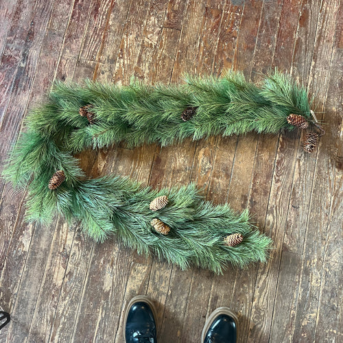 6ft Eastern White Pine Faux Garland