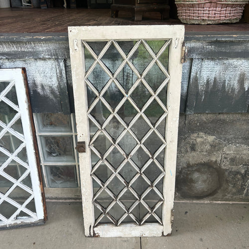Vintage Diamond Lattice wood Windows