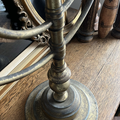 Vintage Brass Menorah Candelabra