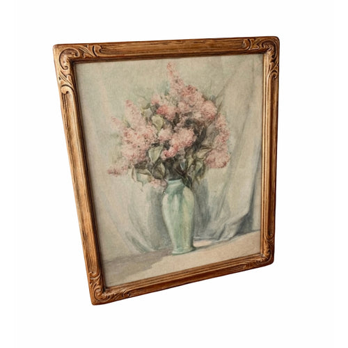 Vintage Framed Watercolor