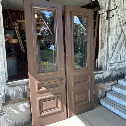 8ft Tall Antique Raised Panel Entry Doors