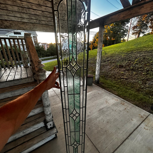 Leaded Stained Glass and Beveled Glass Sidelights