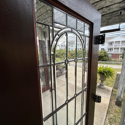 Solid Wood Mahogany Full View Doors