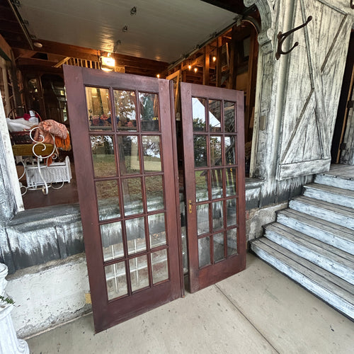 60 inch Antique 15 Lite French Doors