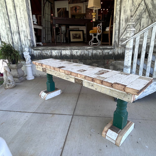One-of-a-Kind Handcrafted Farmhouse Style  Sofa Table