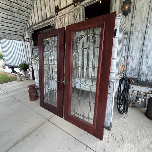 Solid Wood Mahogany Full View Doors