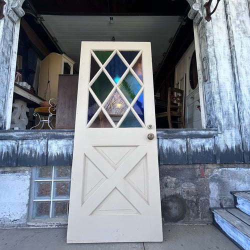 Beautiful 32” Stained Glass Entry Door