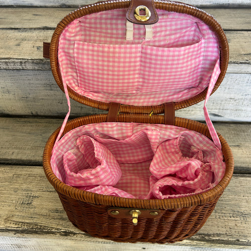 Vintage Wicker Basket/Bag