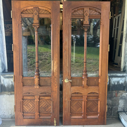 Custom Made Black Walnut Entry Doors