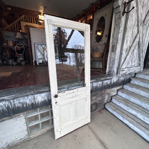 Antique Wavy Glass Entry Door