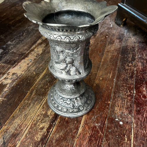 Vintage Pewter Vase