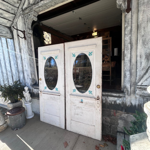 32” Antique Oval Glass Entry Doors (sold separately)