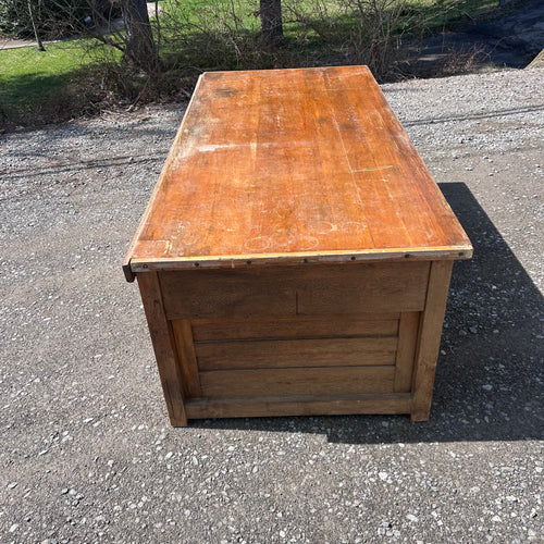 Antique Architect’s Flat File Drafting Table