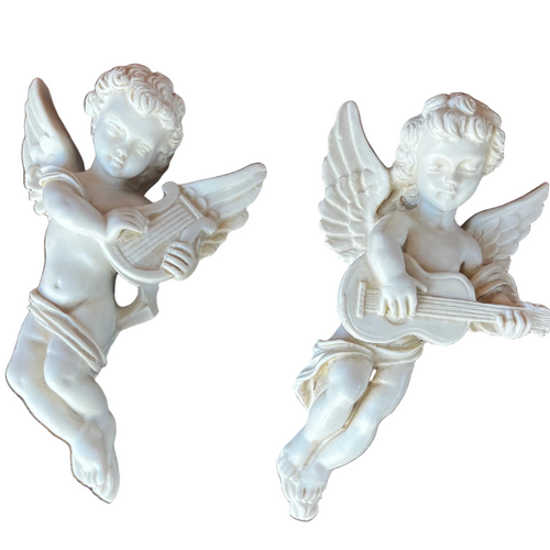 Set of Vintage Cherub Wall Hangings