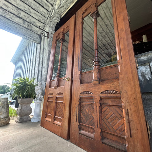 Custom Made Black Walnut Entry Doors
