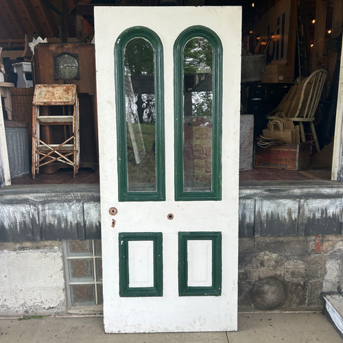 36” Antique Raised Panel Tombstone Door